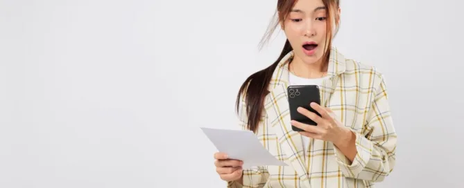 Consumidora surpresa ao verificar no celular e em documento um empréstimo feito sem autorização